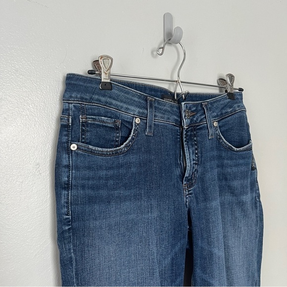 Silver Jeans Co. Elysa Capris Mid Rise Luxe Stretch Dark Wash XS Small 26 - Picture 2 of 8